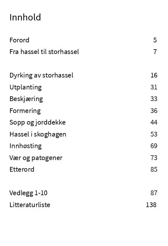 Dyrking av storhassel i Norge